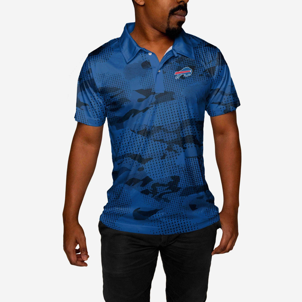Buffalo Bills Printed Camo Polo FOCO - FOCO.com