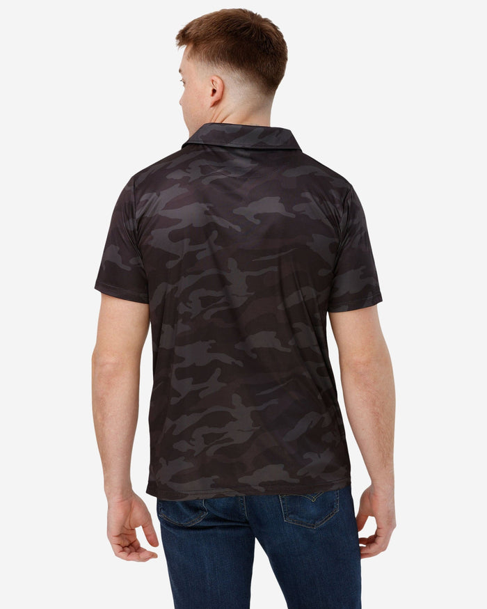 Iowa Hawkeyes Color Camo Polyester Polo FOCO - FOCO.com