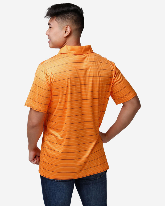 Tennessee Volunteers Striped Polyester Polo FOCO - FOCO.com