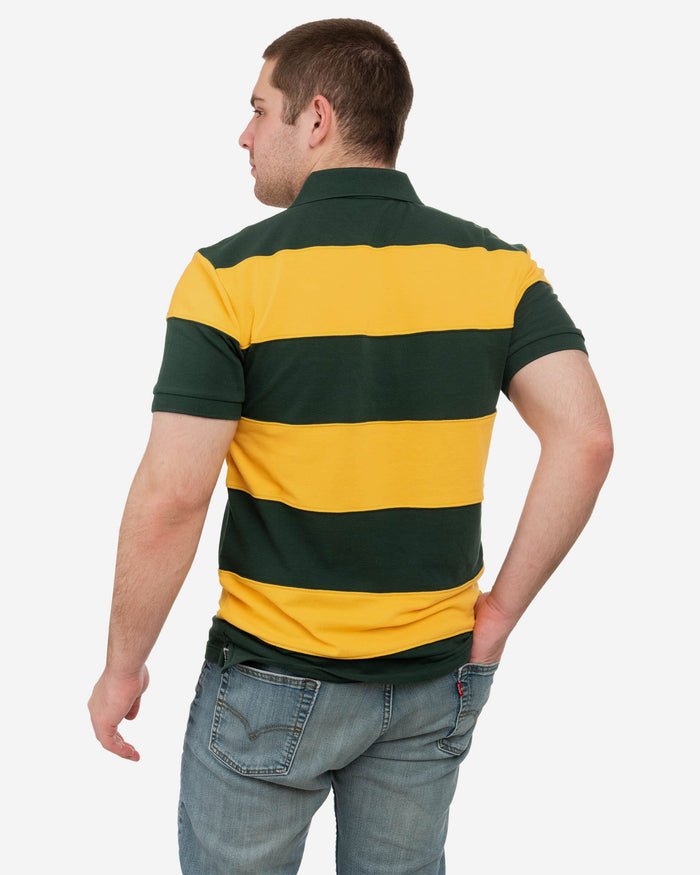 Green Bay Packers Rugby Stripe Polo FOCO - FOCO.com