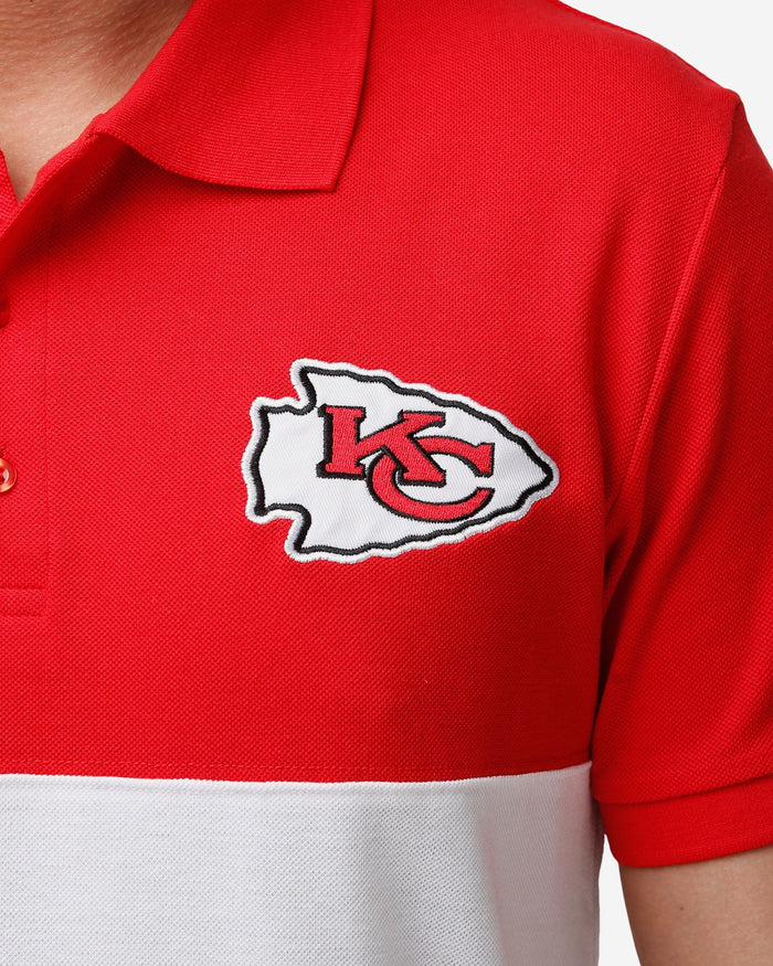 Kansas City Chiefs Rugby Scrum Polo FOCO - FOCO.com