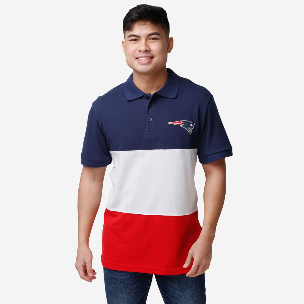 New England Patriots Rugby Scrum Polo FOCO S - FOCO.com
