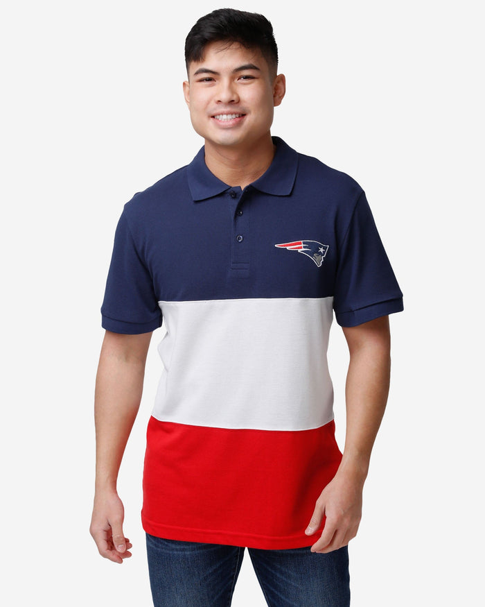 New England Patriots Rugby Scrum Polo FOCO S - FOCO.com