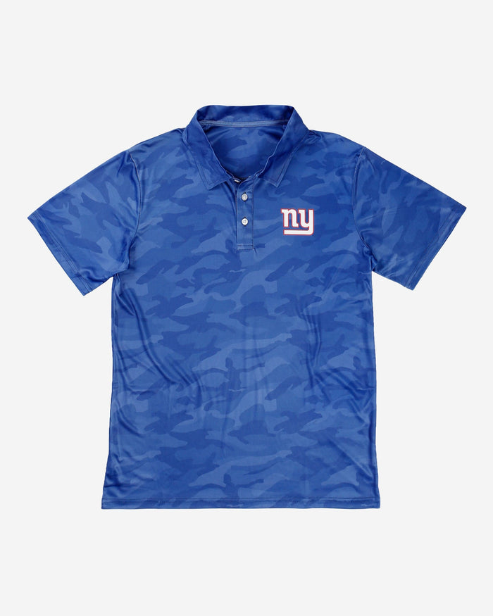 New York Giants Color Camo Polyester Polo FOCO - FOCO.com