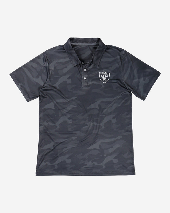 Las Vegas Raiders Color Camo Polyester Polo FOCO - FOCO.com