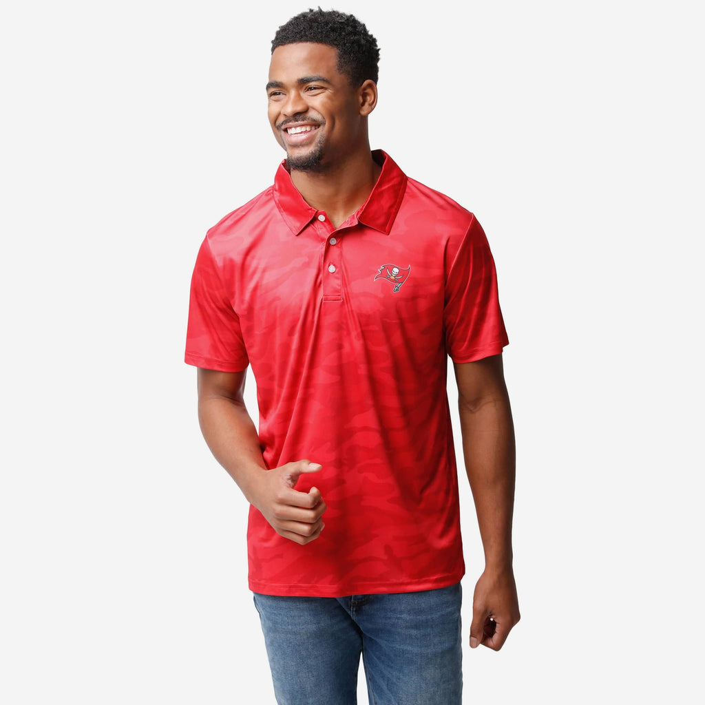 Tampa Bay Buccaneers Color Camo Polyester Polo FOCO S - FOCO.com