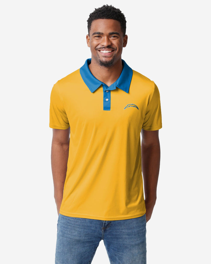 Los Angeles Chargers Nightcap Polyester Polo FOCO S - FOCO.com