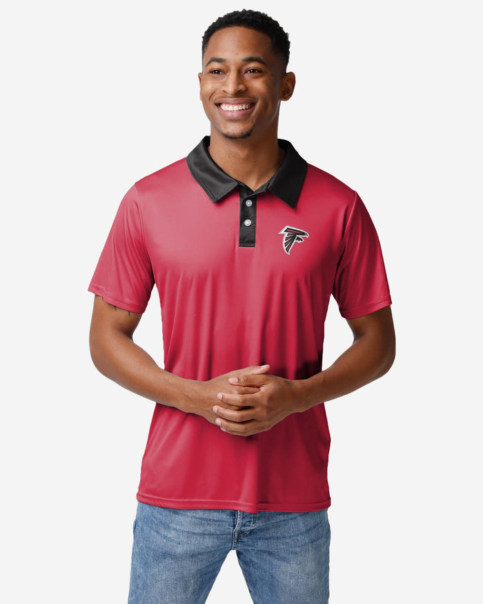 Atlanta Falcons Workday Warrior Polyester Polo FOCO S - FOCO.com