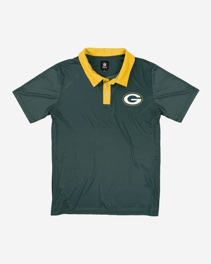 Green Bay Packers Workday Warrior Polyester Polo FOCO - FOCO.com
