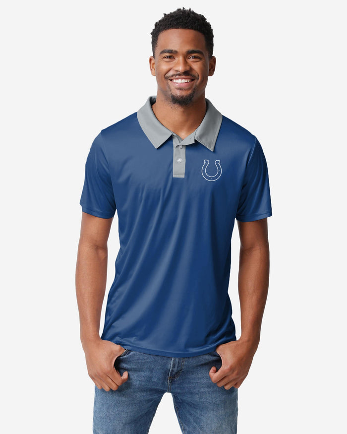 Indianapolis Colts Workday Warrior Polyester Polo FOCO S - FOCO.com