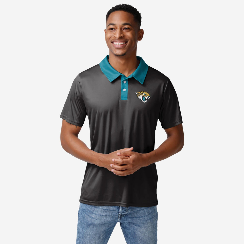 Jacksonville Jaguars Workday Warrior Polyester Polo FOCO S - FOCO.com