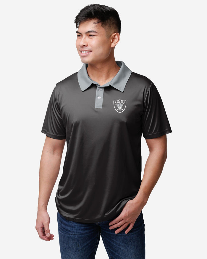 Las Vegas Raiders Workday Warrior Polyester Polo FOCO S - FOCO.com