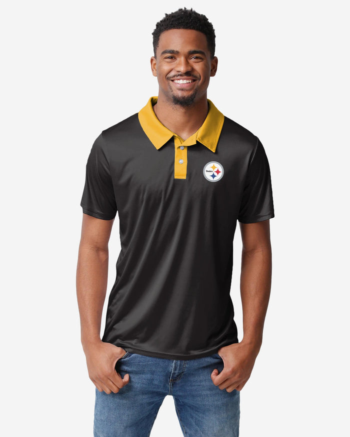 Pittsburgh Steelers Workday Warrior Polyester Polo FOCO S - FOCO.com
