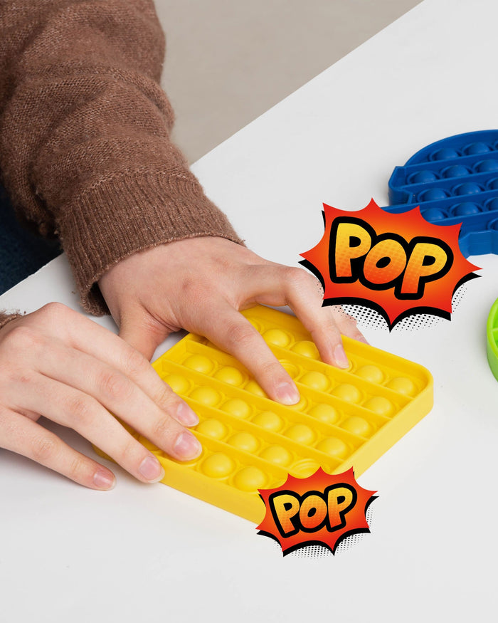 Fun Shapes 3 Pack Push-Itz Fidget FOCO - FOCO.com