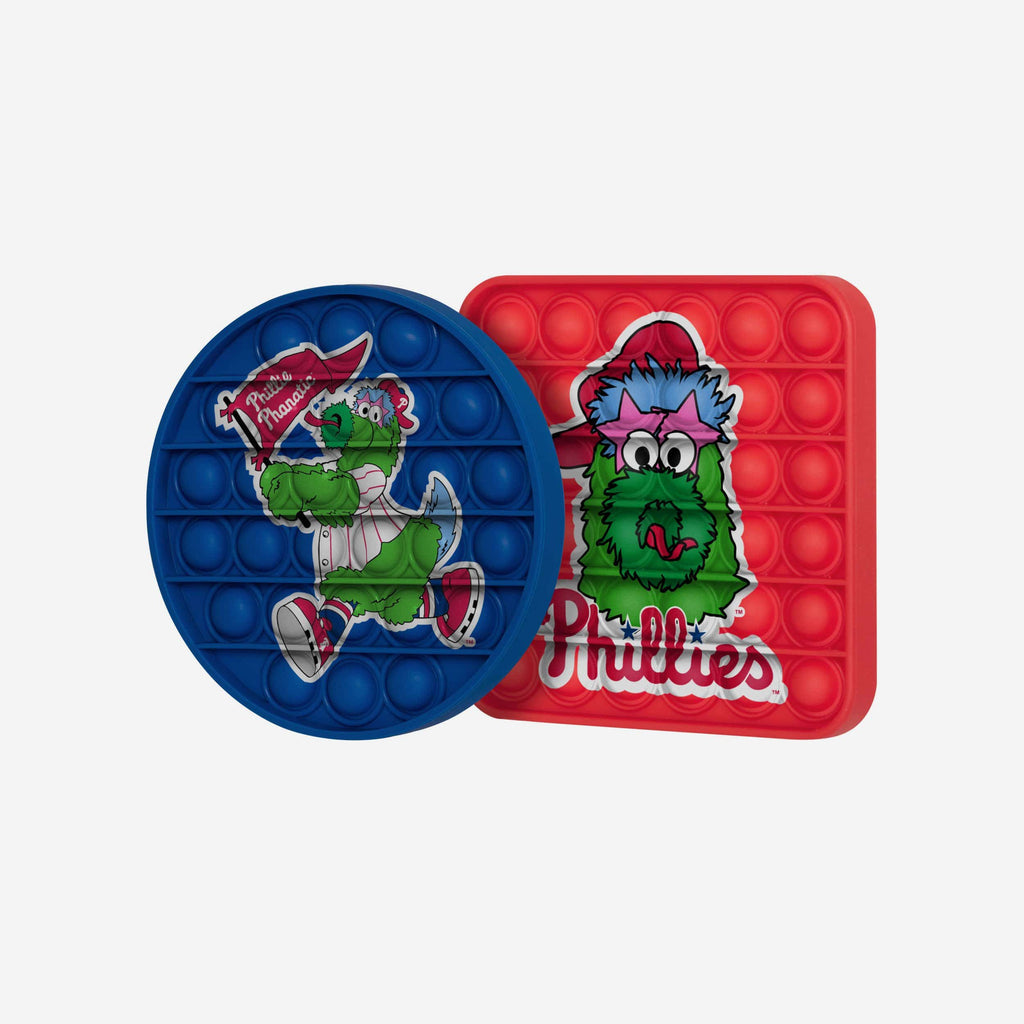 Phillie Phanatic Philadelphia Phillies 2 Pack Push-Itz Fidget FOCO - FOCO.com