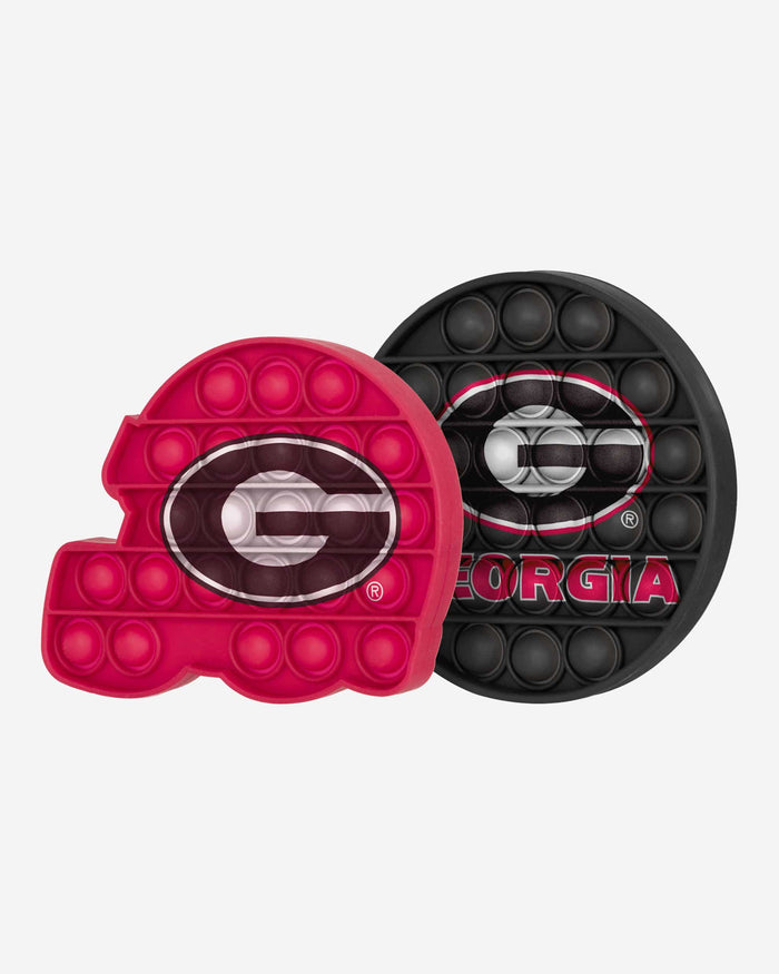Georgia Bulldogs 2 Pack Helmet & Circle Push-Itz Fidget FOCO - FOCO.com
