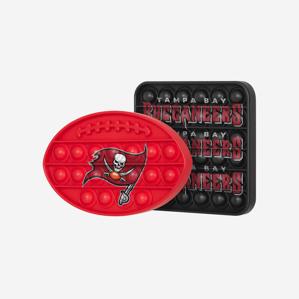 Tampa Bay Buccaneers 2 Pack Ball & Square Push-Itz Fidget FOCO - FOCO.com