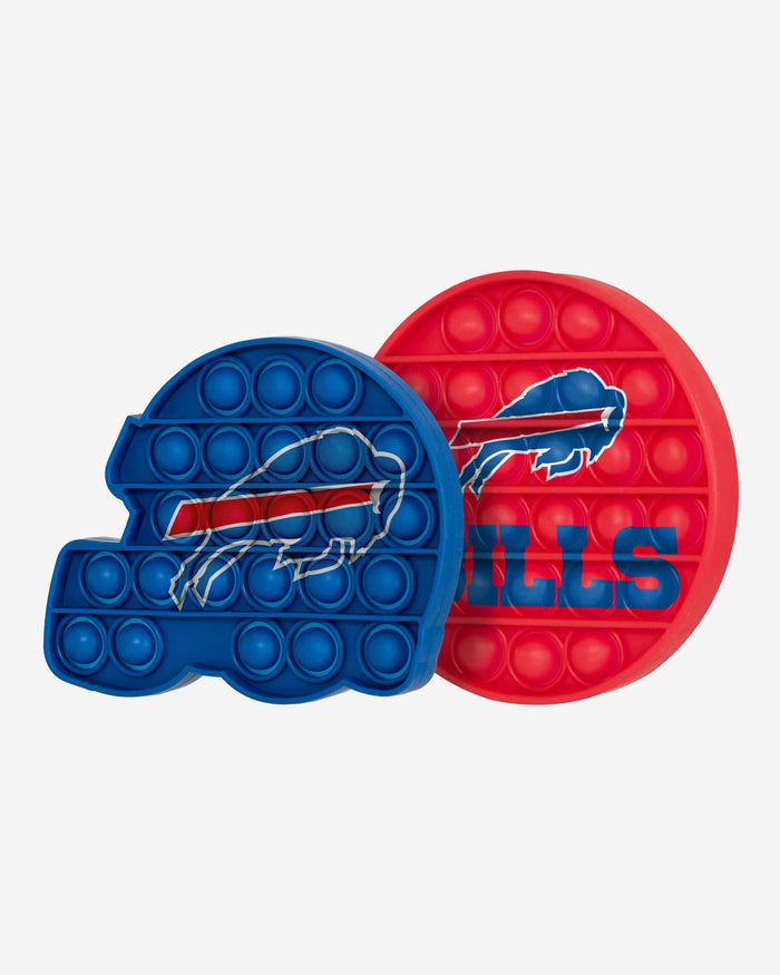 Buffalo Bills 2 Pack Helmet & Circle Push-Itz Fidget FOCO - FOCO.com