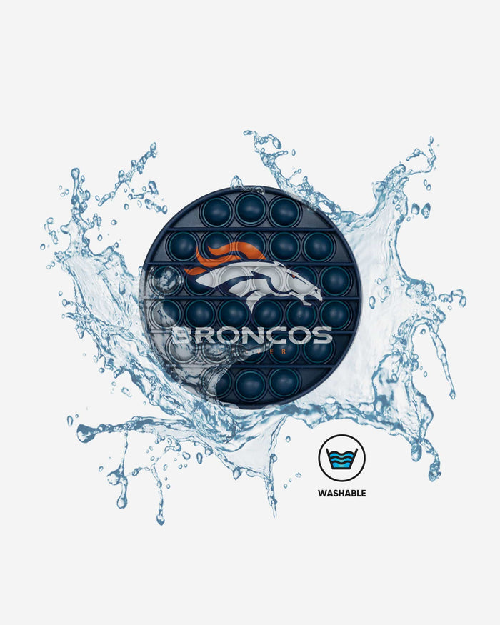 Denver Broncos 2 Pack Helmet & Circle Push-Itz Fidget FOCO - FOCO.com
