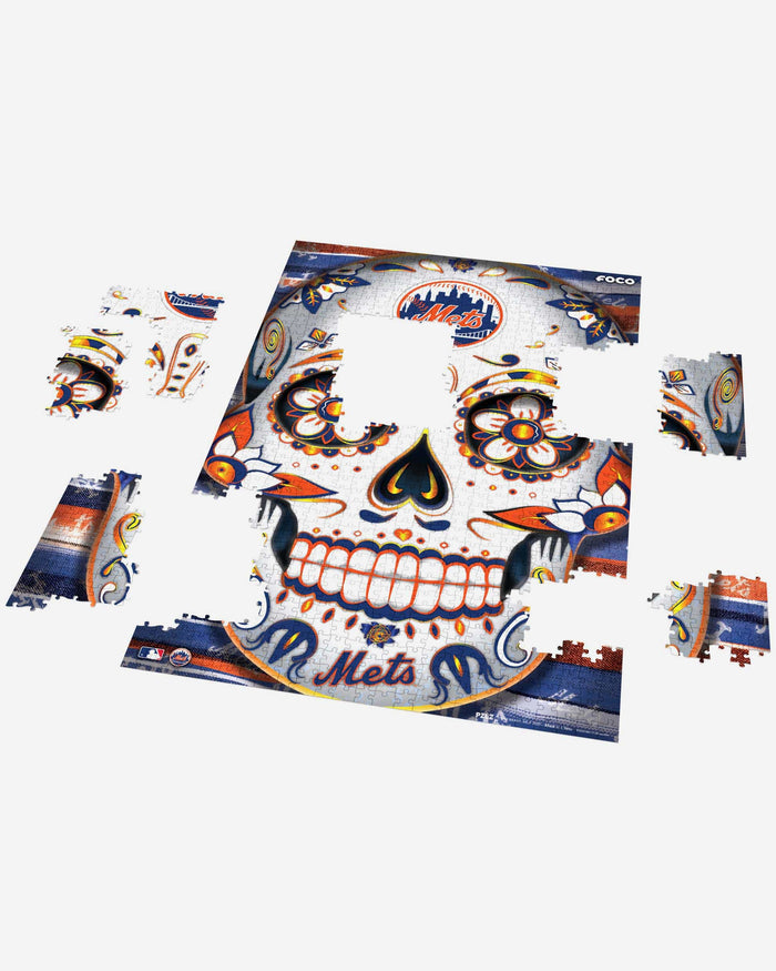New York Mets Sugar Skull 1000 Piece Jigsaw Puzzle PZLZ FOCO - FOCO.com