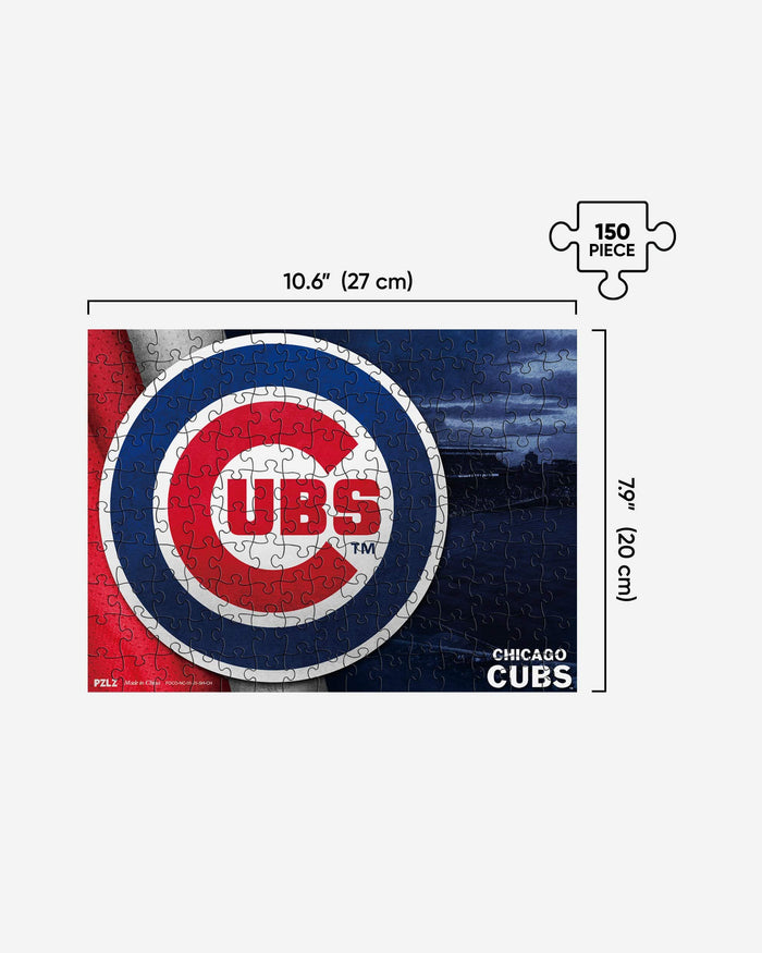 Chicago Cubs Team Logo 150 Piece Jigsaw Puzzle PZLZ FOCO - FOCO.com