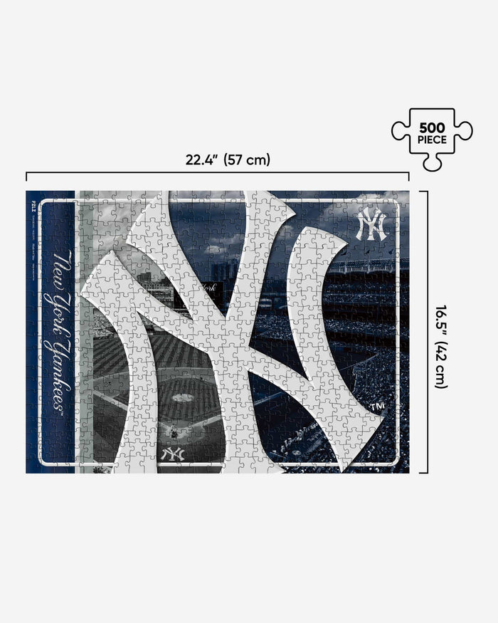 New York Yankees Big Logo 500 Piece Jigsaw Puzzle PZLZ FOCO - FOCO.com