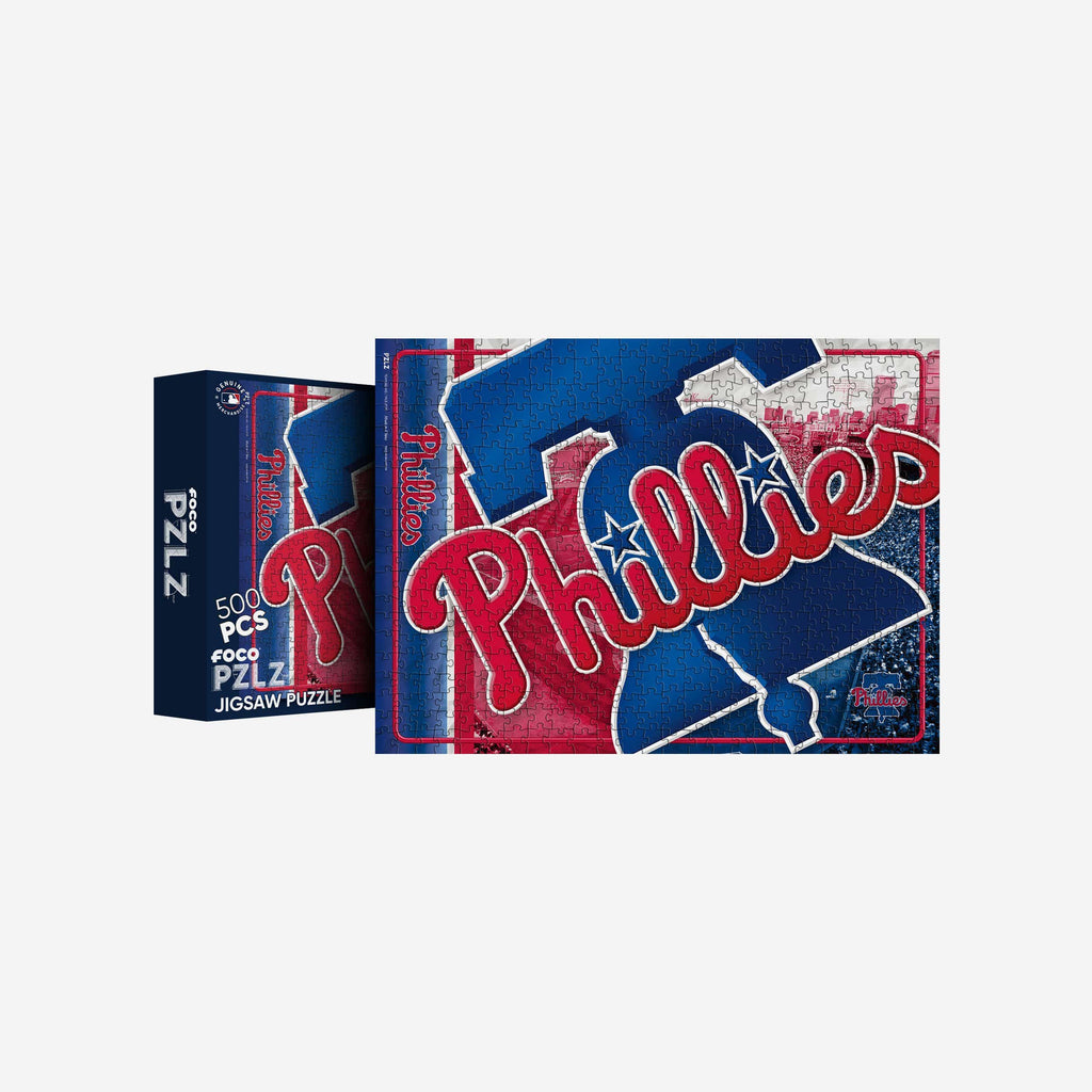 Philadelphia Phillies Big Logo 500 Piece Jigsaw Puzzle PZLZ FOCO - FOCO.com