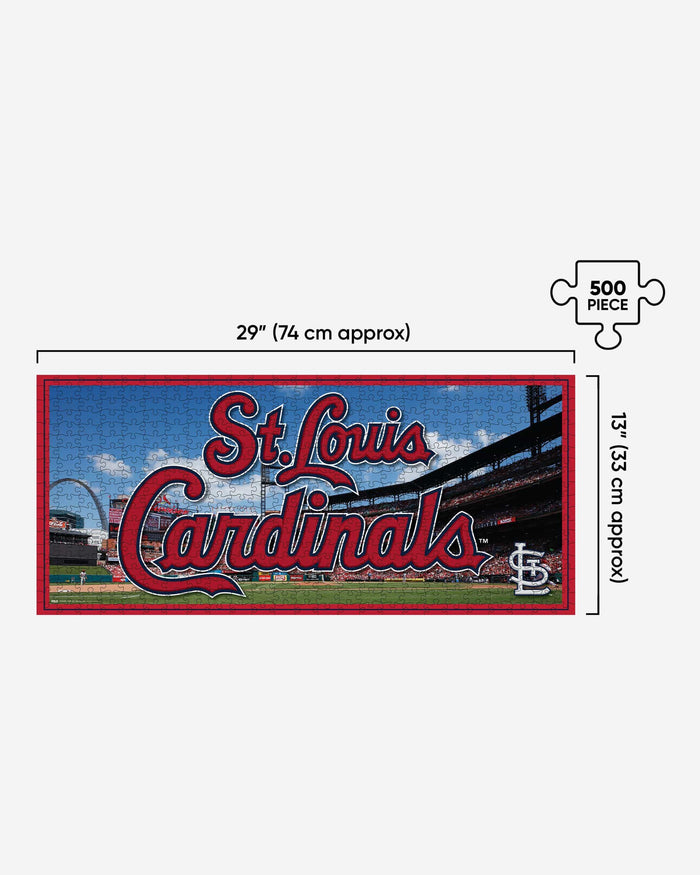 St Louis Cardinals Busch Stadium 500 Piece Stadiumscape Jigsaw Puzzle PZLZ FOCO - FOCO.com