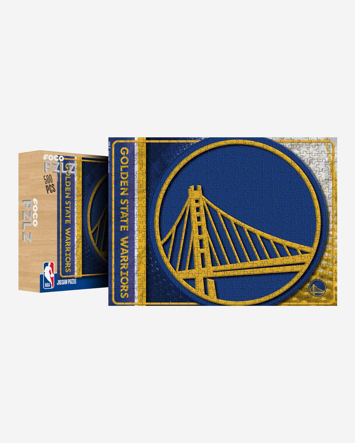 Golden State Warriors Big Logo 500 Piece Jigsaw Puzzle PZLZ FOCO - FOCO.com
