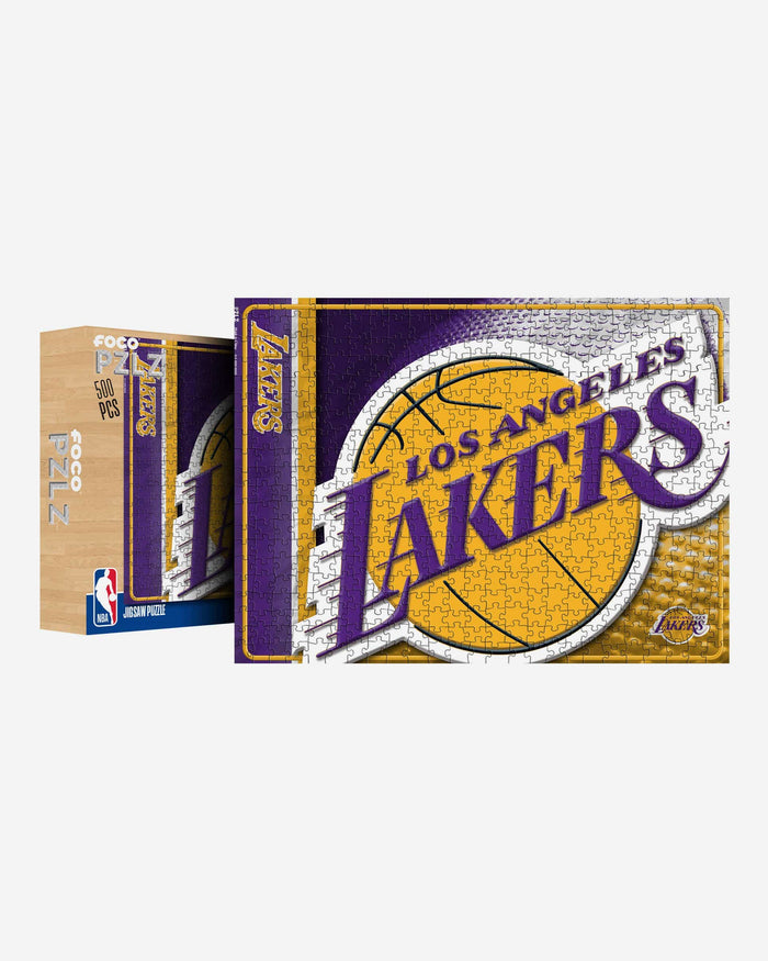 Los Angeles Lakers Big Logo 500 Piece Jigsaw Puzzle PZLZ FOCO - FOCO.com
