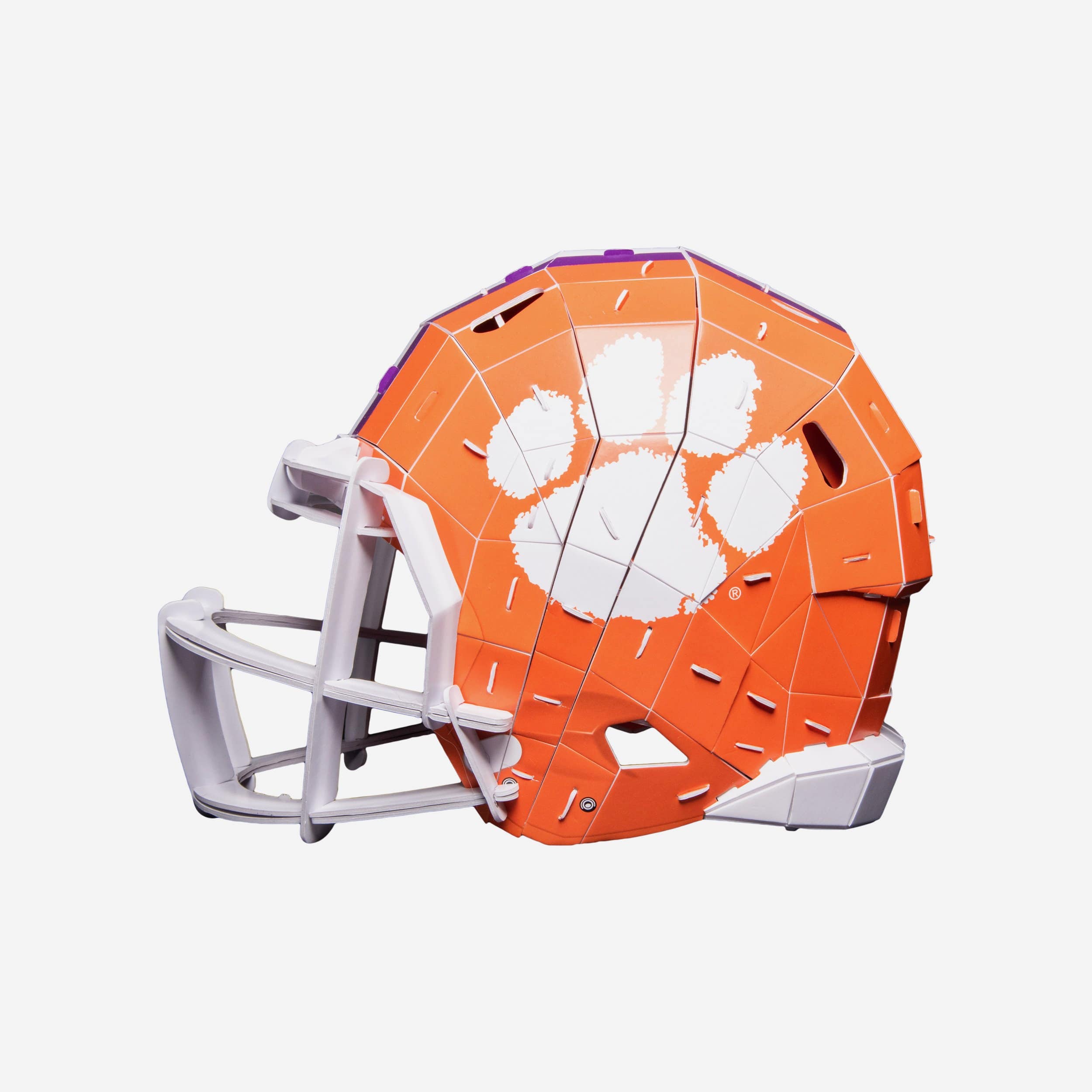 clemson cool football helmet Clemson Tigers PZLZ Helmet FOCO