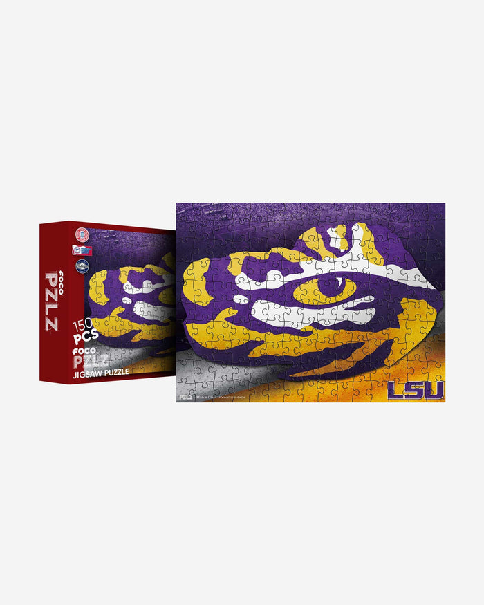 LSU Tigers Team Logo 150 Piece Jigsaw Puzzle PZLZ FOCO - FOCO.com