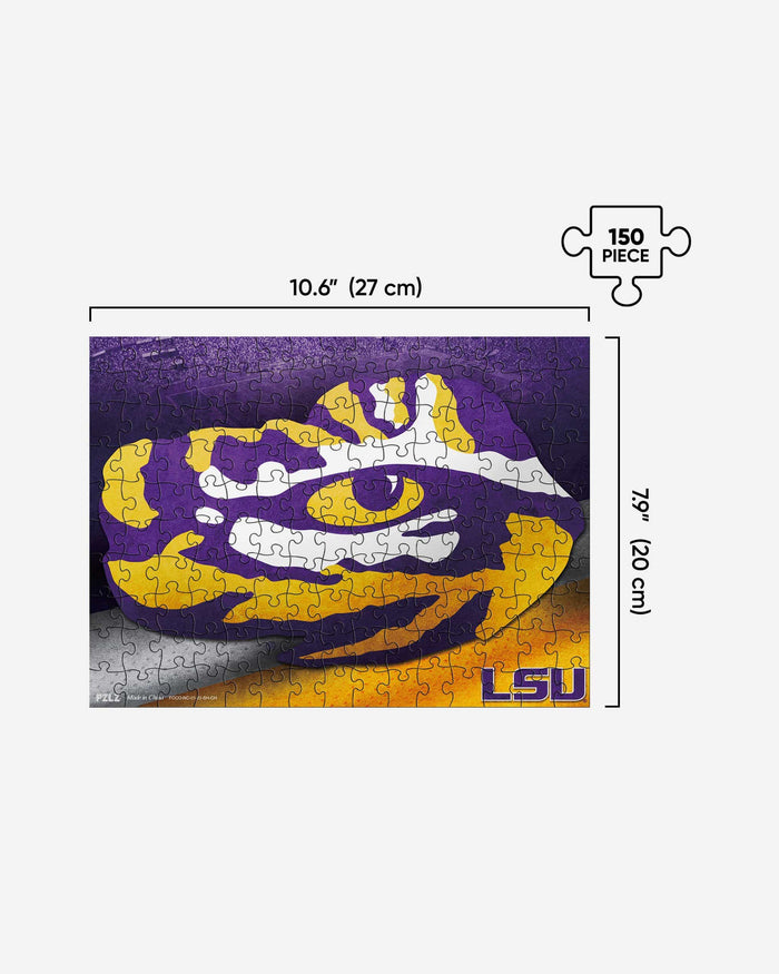 LSU Tigers Team Logo 150 Piece Jigsaw Puzzle PZLZ FOCO - FOCO.com