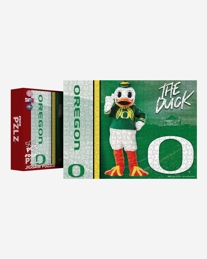 The Duck Oregon Ducks Mascot 500 Piece Jigsaw Puzzle PZLZ FOCO - FOCO.com