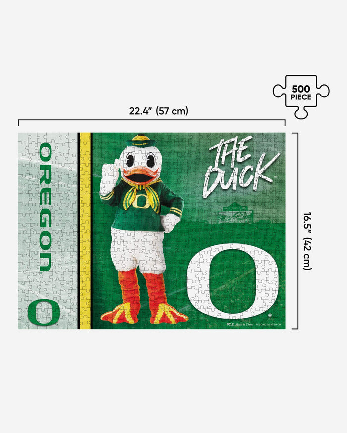 The Duck Oregon Ducks Mascot 500 Piece Jigsaw Puzzle PZLZ FOCO - FOCO.com