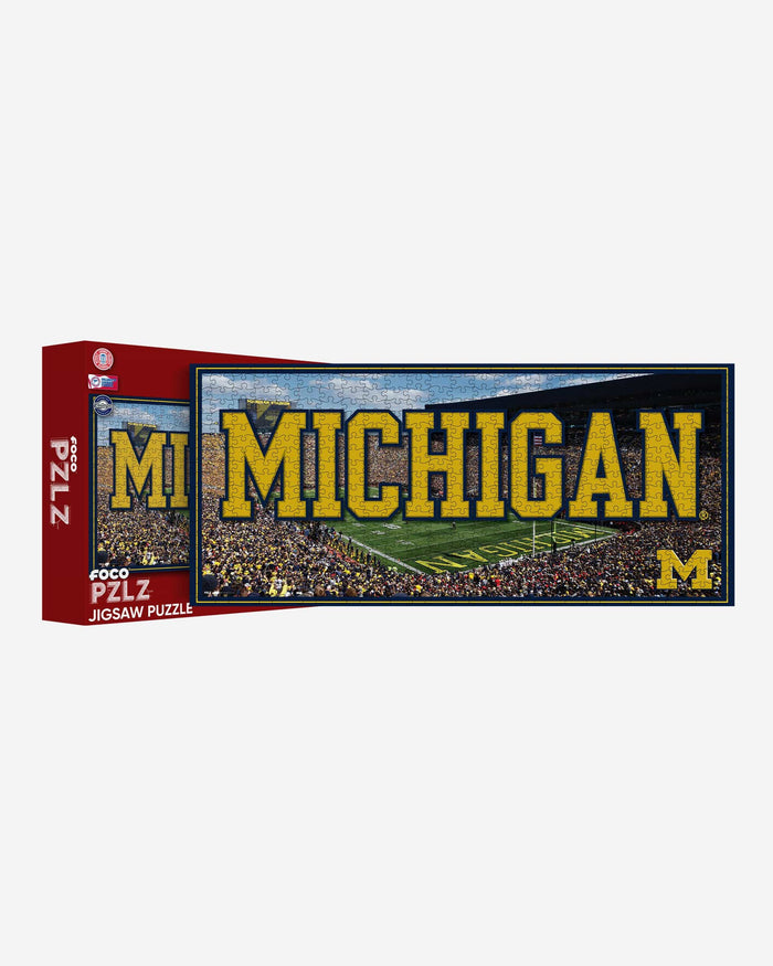 Michigan Wolverines Michigan Stadium 500 Piece Stadiumscape Jigsaw Puzzle PZLZ FOCO - FOCO.com