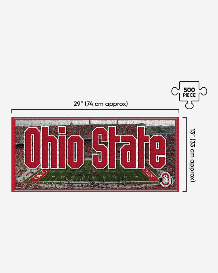 Ohio State Buckeyes Ohio Stadium 500 Piece Stadiumscape Jigsaw Puzzle PZLZ FOCO - FOCO.com