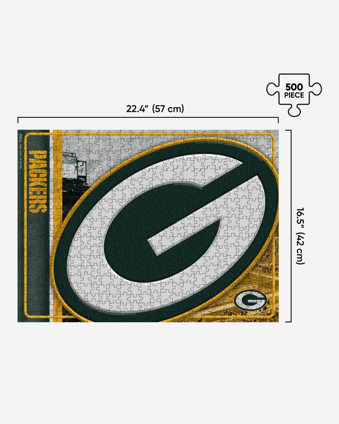 Green Bay Packers Big Logo 500 Piece Jigsaw Puzzle PZLZ FOCO - FOCO.com