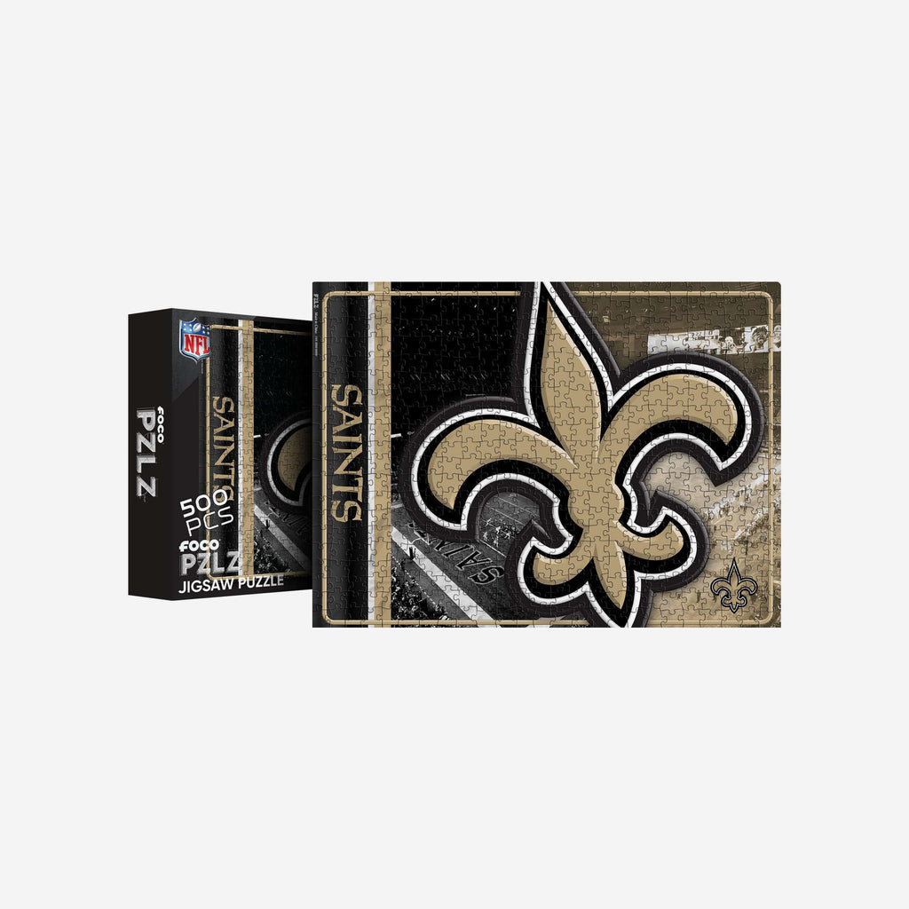 New Orleans Saints Big Logo 500 Piece Jigsaw Puzzle PZLZ FOCO - FOCO.com