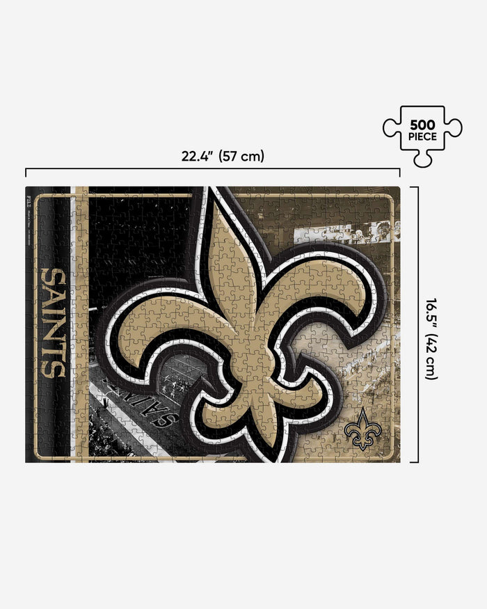 New Orleans Saints Big Logo 500 Piece Jigsaw Puzzle PZLZ FOCO - FOCO.com