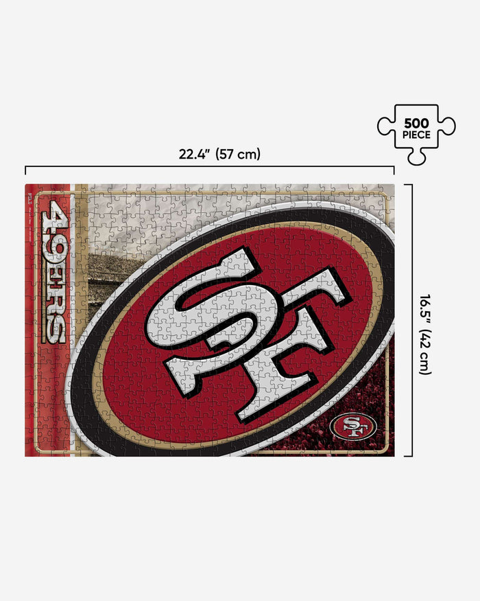 San Francisco 49ers Big Logo 500 Piece Jigsaw Puzzle PZLZ FOCO - FOCO.com