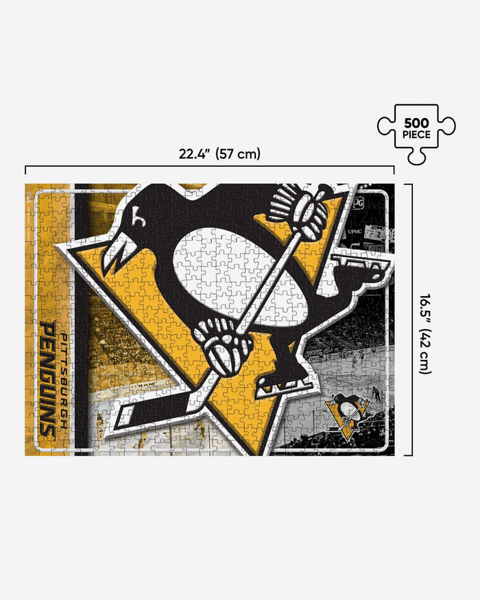 Pittsburgh Penguins Big Logo 500 Piece Jigsaw Puzzle PZLZ FOCO - FOCO.com