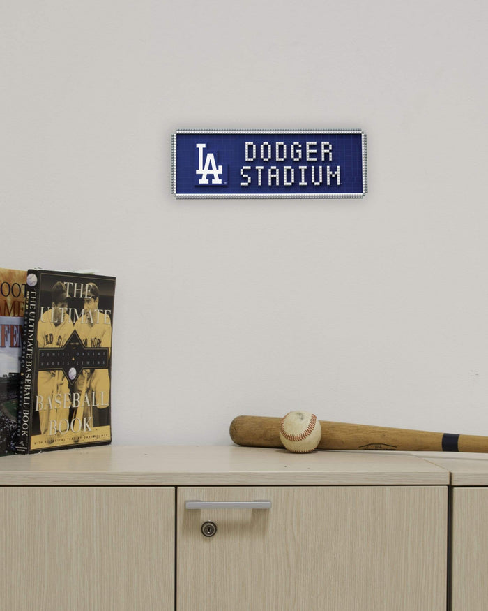 Los Angeles Dodgers BRXLZ Stadium Street Sign FOCO - FOCO.com