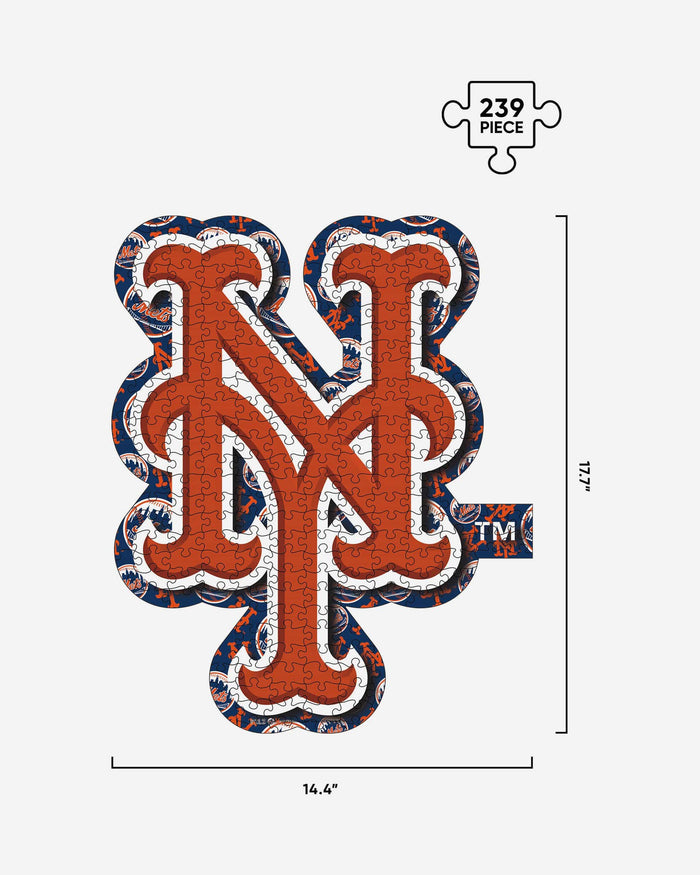 New York Mets Logo Wood Jigsaw Puzzle PZLZ FOCO