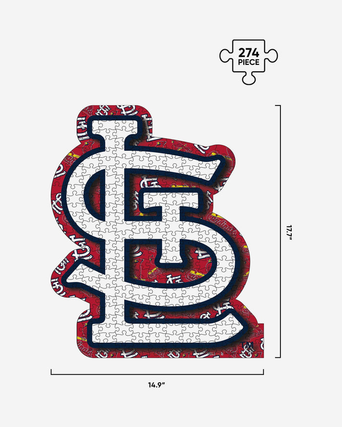 St Louis Cardinals Logo Wood Jigsaw Puzzle PZLZ FOCO - FOCO.com