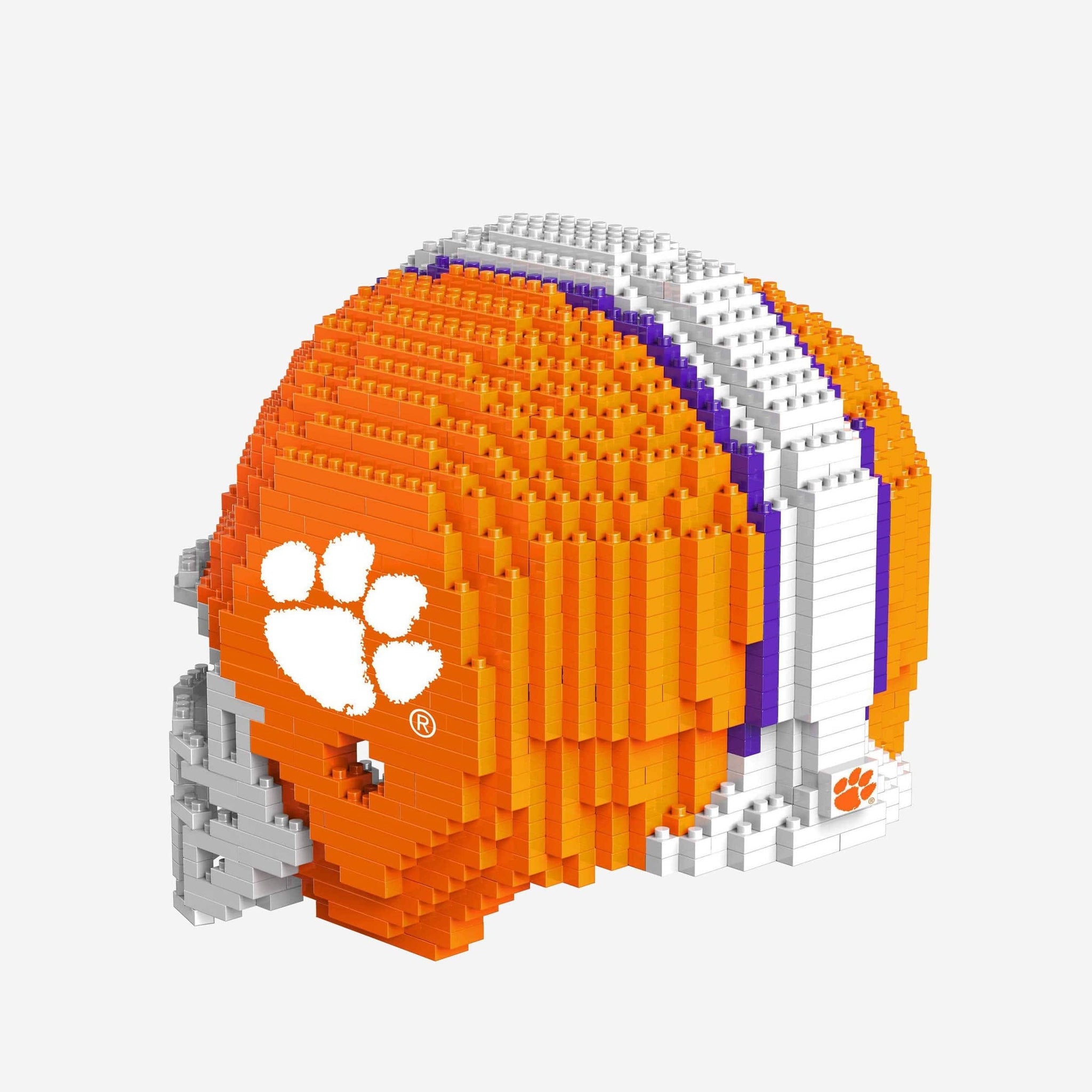 clemson football helmet lego Memorial Stadium Mini Replica Model Building Set BLOCK Stadiums Green Gridiron Edition Custom Helmets are builds made by our GG team Clemson Tigers - Helmet -