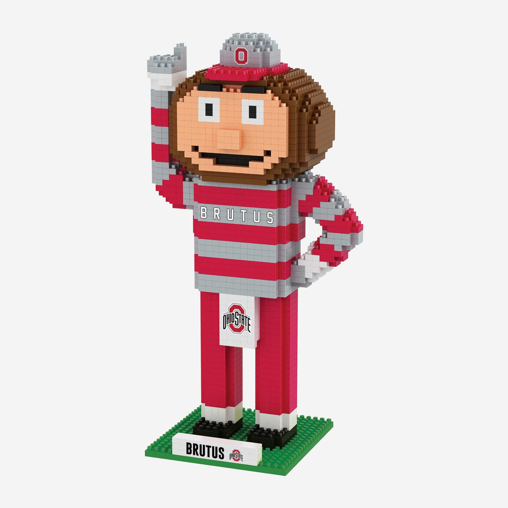 Brutus Buckeye Ohio State Buckeyes Thematic BRXLZ Mascot FOCO - FOCO.com