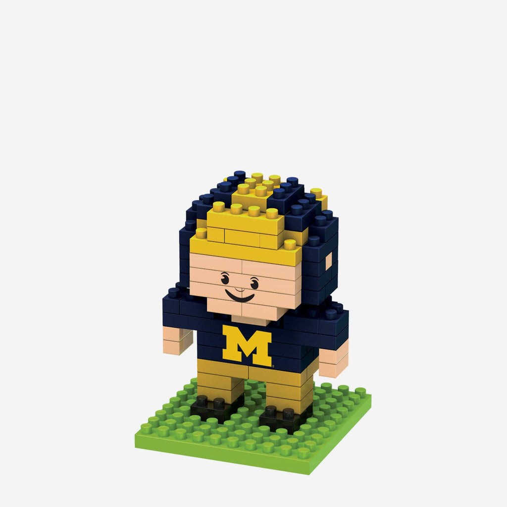 Michigan Wolverines BRXLZ Mini Player FOCO - FOCO.com