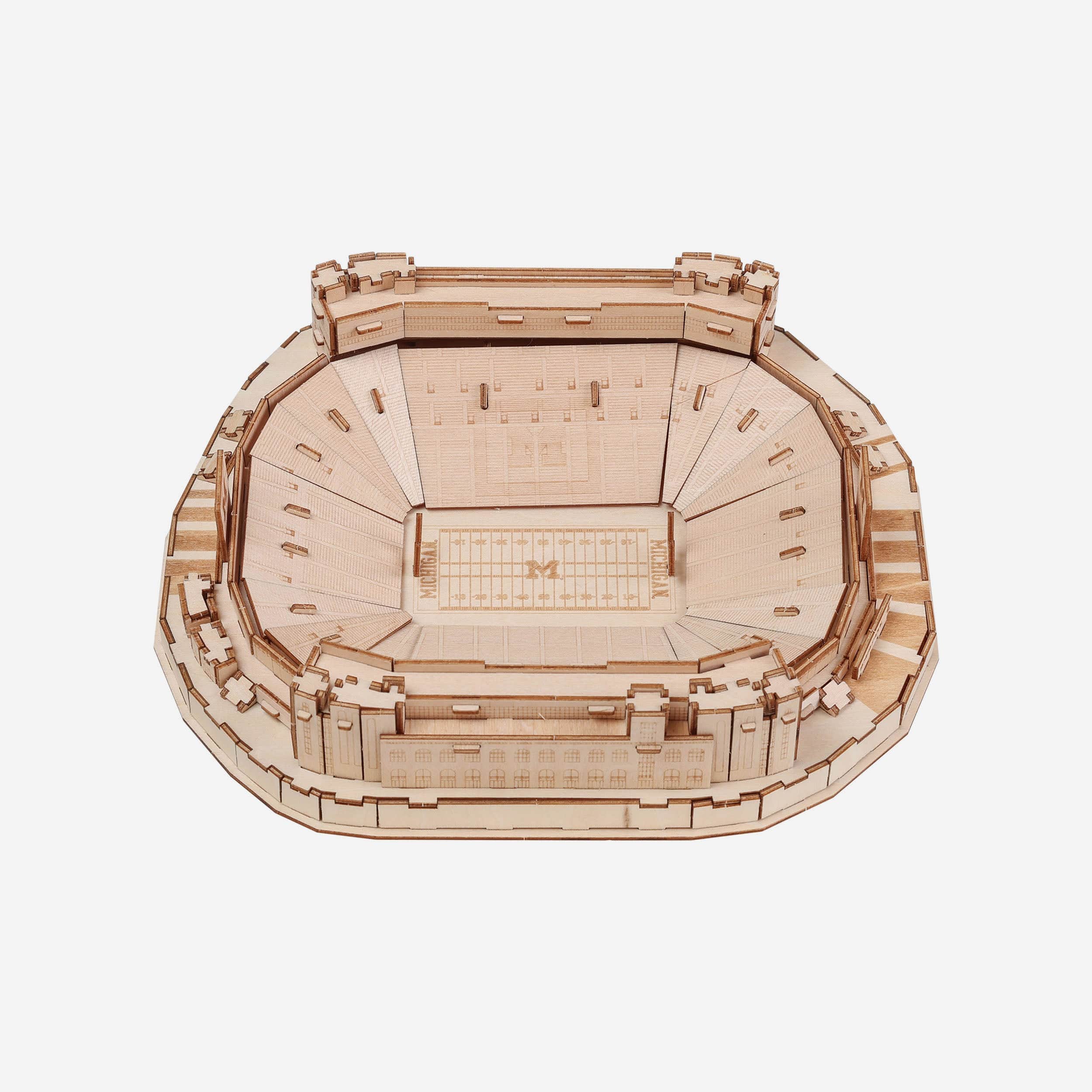 Michigan Wolverines Michigan Stadium Wood PZLZ Stadium FOCO