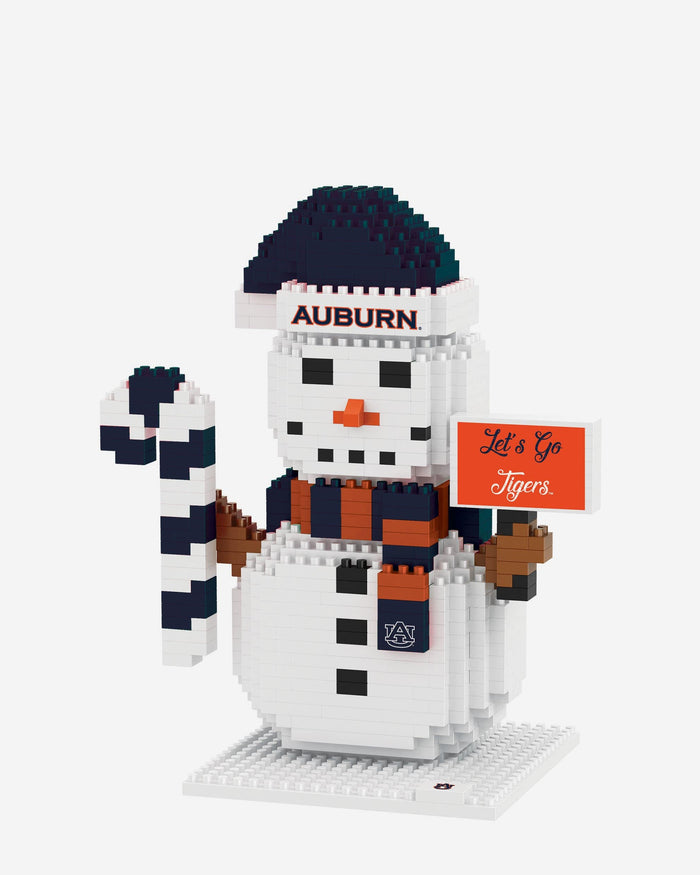Auburn Tigers BRXLZ Snowman FOCO - FOCO.com